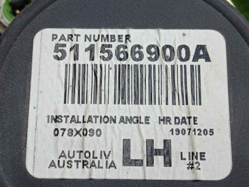 Recambio de cinturon seguridad delantero izquierdo para ssangyong rexton 2.7 turbodiesel cat referencia OEM IAM 511566900A  