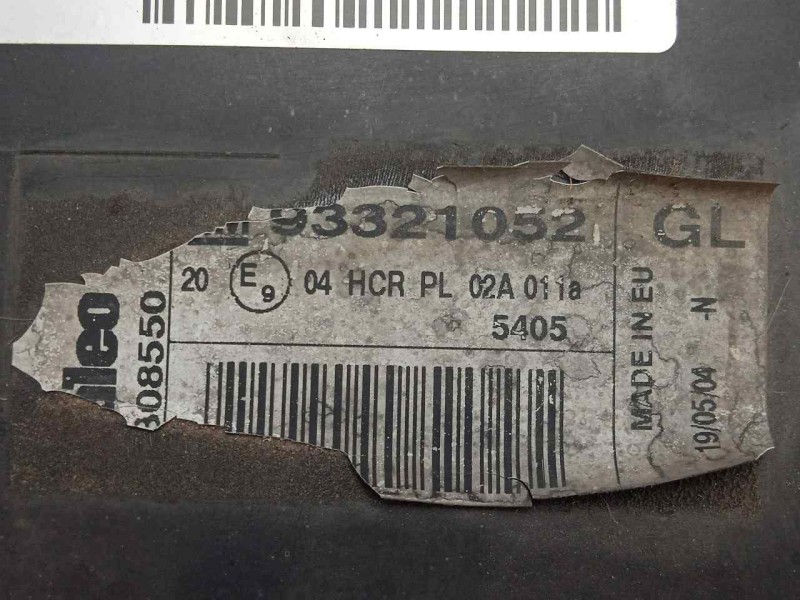 Recambio de faro izquierdo para opel meriva 1.7 16v cdti referencia OEM IAM 93321052 MERIVA.A 