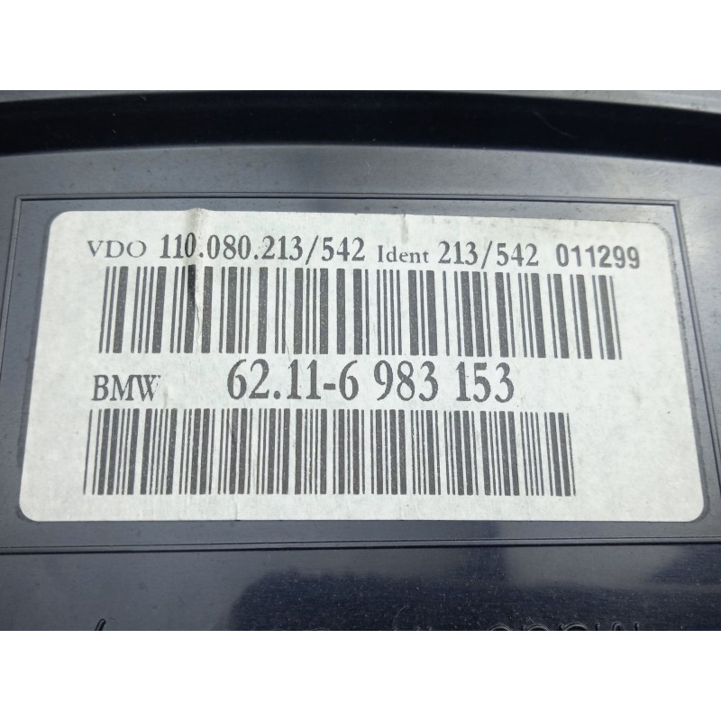 Recambio de cuadro instrumentos para bmw 5 touring (e61) 525 d referencia OEM IAM 62116983153  