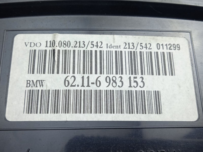 Recambio de cuadro instrumentos para bmw 5 touring (e61) 525 d referencia OEM IAM 62116983153  