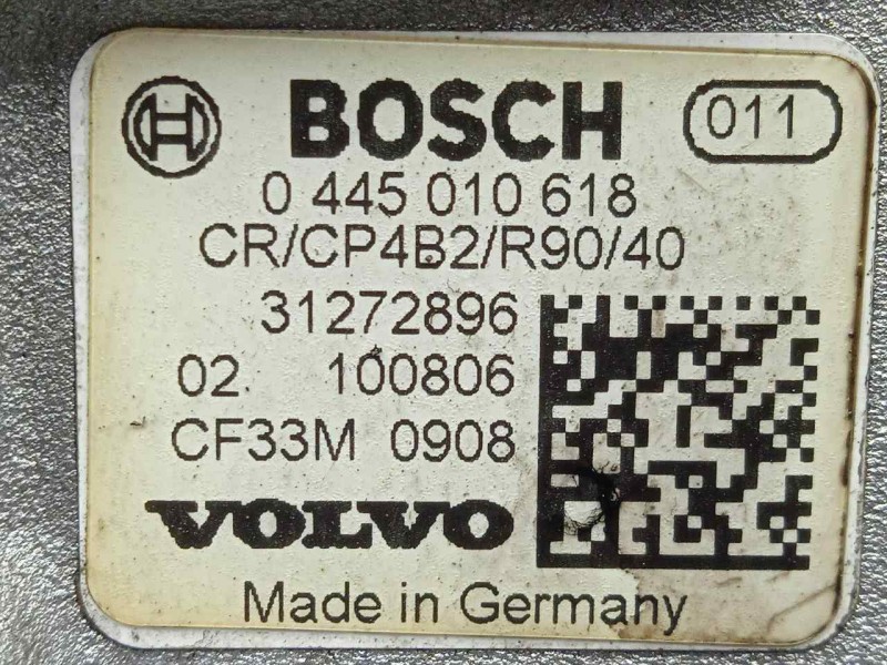 Recambio de bomba inyeccion para volvo s60 lim. 2.0 diesel cat referencia OEM IAM 0445010618-31272896 BOSCH COMMON RAIL