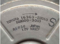Recambio de electroventilador para toyota corolla (e11) 1.6 16v referencia OEM IAM 1636322010-1680003003 Ø DIAMETRO: 300MM 2.PIN 2
