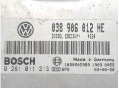 Recambio de centralita motor uce para seat leon (1m1) 1.9 tdi referencia OEM IAM 0281011313-038906012HE-EDC15VM+ EDC15VM+ BOSCH 2