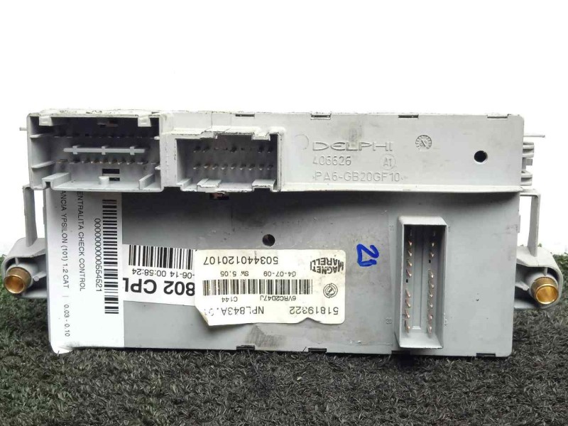 Recambio de centralita check control para lancia ypsilon (101) 1.2 cat referencia OEM IAM 51819322-503440120107  