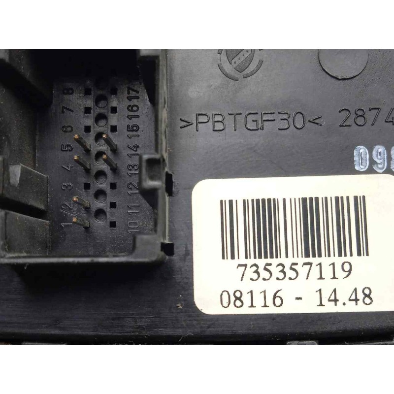 Recambio de warning para fiat panda (169) 1.3 jtd 4x4 referencia OEM IAM 735357119-081161448 6.PINES 