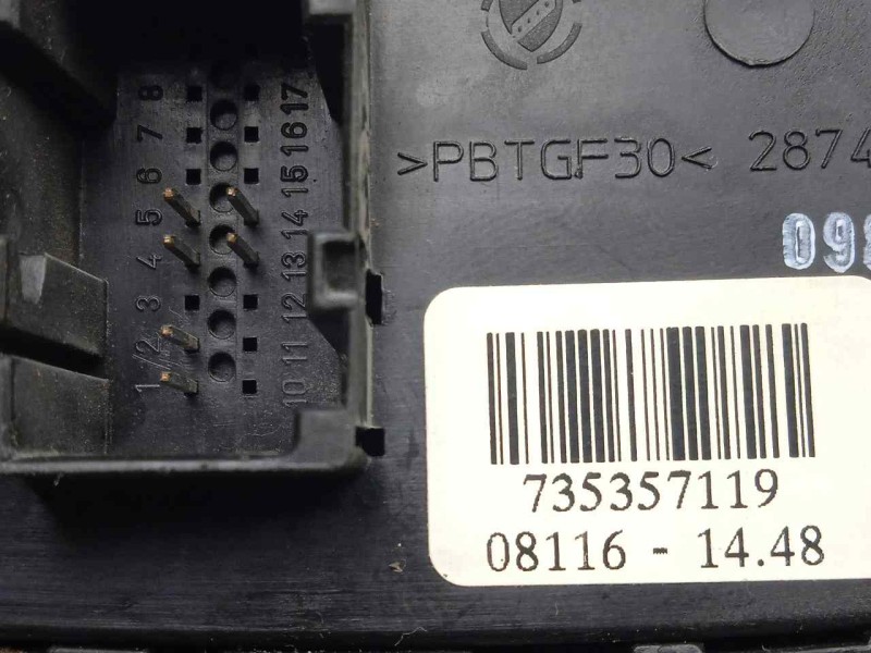 Recambio de warning para fiat panda (169) 1.3 jtd 4x4 referencia OEM IAM 735357119-081161448 6.PINES 