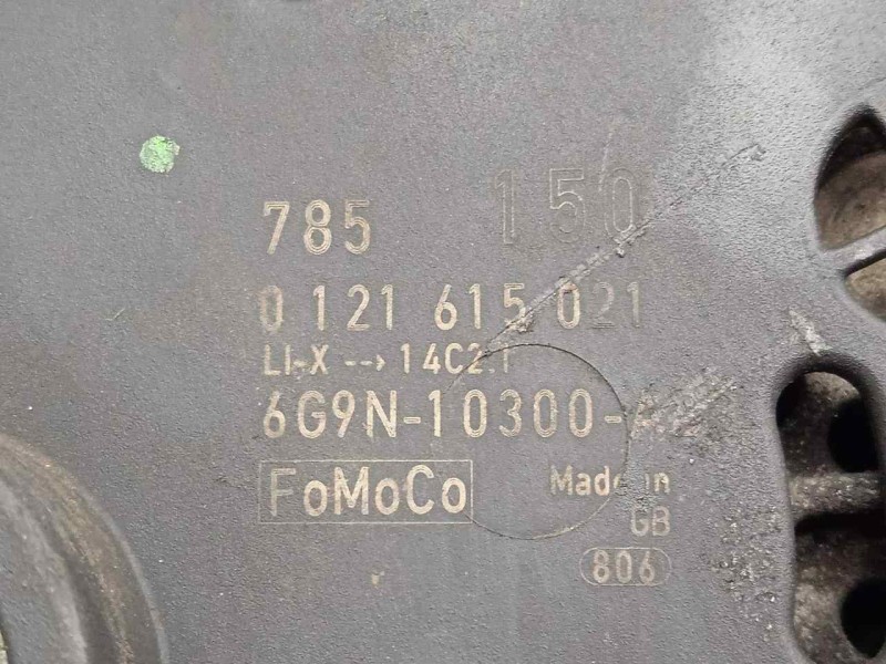 Recambio de alternador para ford mondeo ber. (ca2) 2.0 tdci cat referencia OEM IAM 6G9N10300AD-0121615021 150AH - BOSCH POLEA.EM