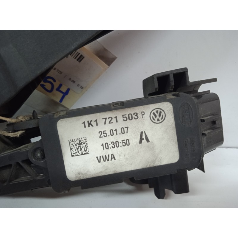 Recambio de potenciometro pedal para volkswagen jetta (1k2) 1.9 tdi referencia OEM IAM 1K1721503P 6.PINES 