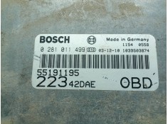 Recambio de centralita motor uce para fiat doblo cargo (223) 1.9 jtd cat referencia OEM IAM 0281011499-55191195-EDC15C7 EDC15C7  2