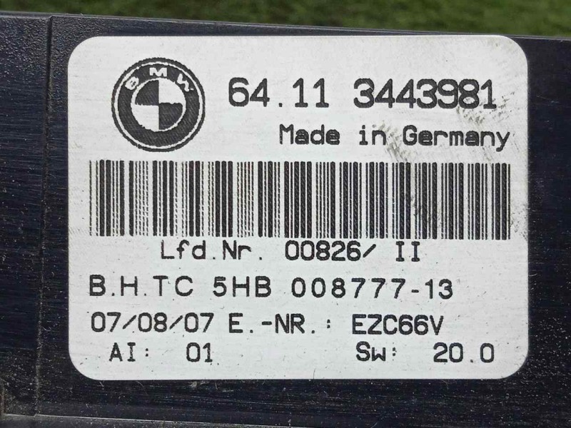 Recambio de mando climatizador para bmw x3 (e83) 2.0 turbodiesel cat referencia OEM IAM 64113443981-5HB00877713  