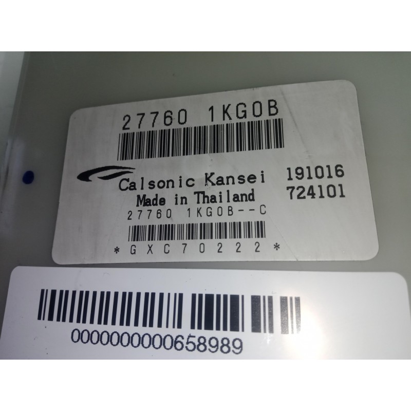 Recambio de centralita aire acondicionado para nissan juke (f15) 1.2 16v cat referencia OEM IAM 277601KG0B-277601KG0BC  