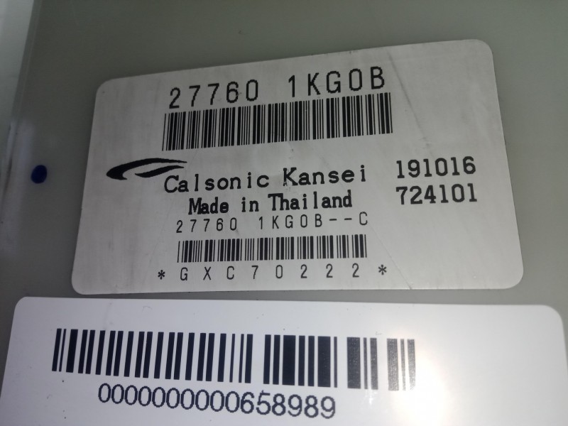 Recambio de centralita aire acondicionado para nissan juke (f15) 1.2 16v cat referencia OEM IAM 277601KG0B-277601KG0BC  