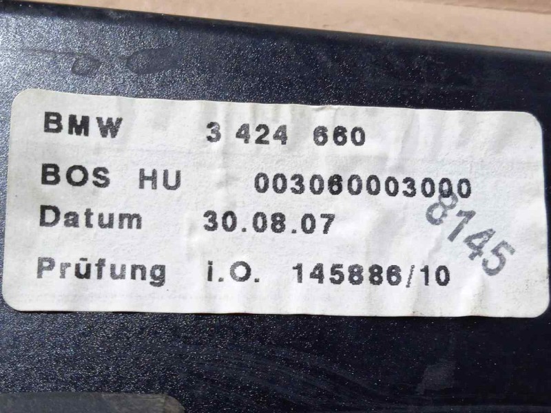 Recambio de bandeja trasera para bmw x3 (e83) 2.0 turbodiesel cat referencia OEM IAM 3424660 ENRROLLABLE BEIGE