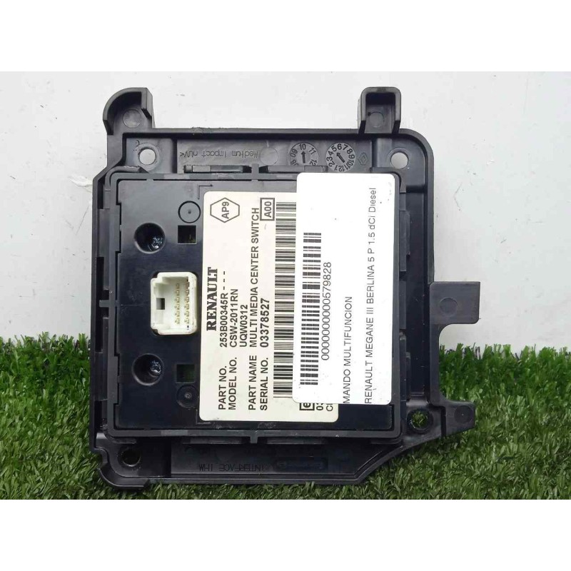 Recambio de mando multifuncion para renault megane iii berlina 5 p 1.5 dci diesel referencia OEM IAM 253B00345R  