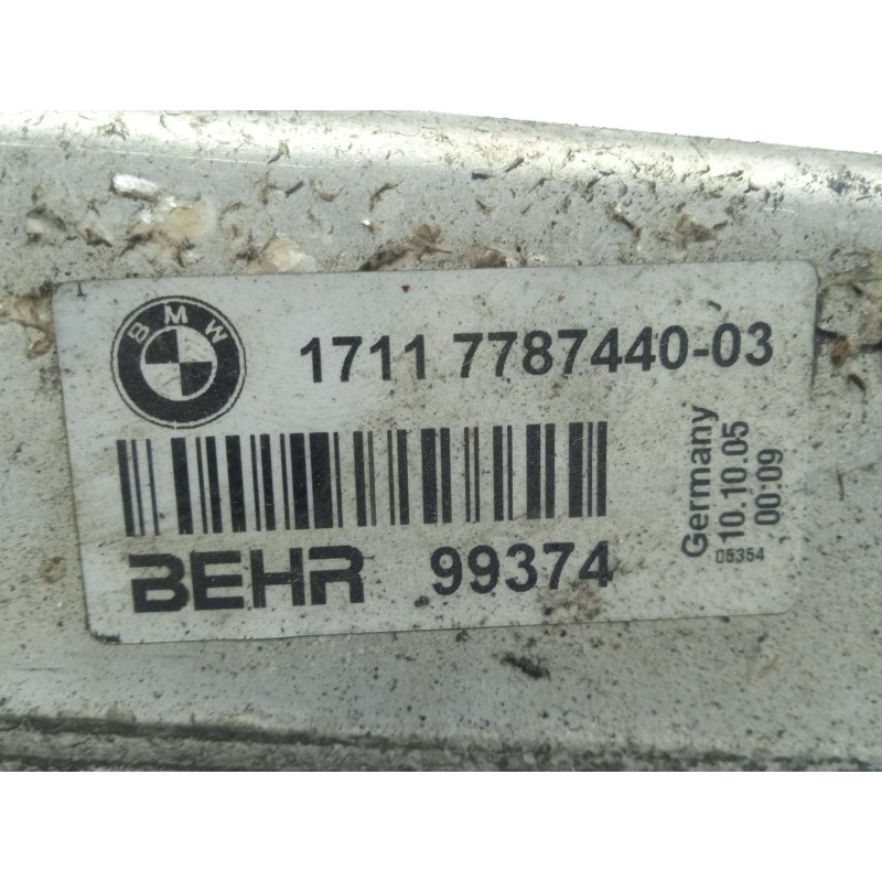 Recambio de radiador agua para bmw 5 touring (e61) 525 d referencia OEM IAM 17117787440  395X620X25