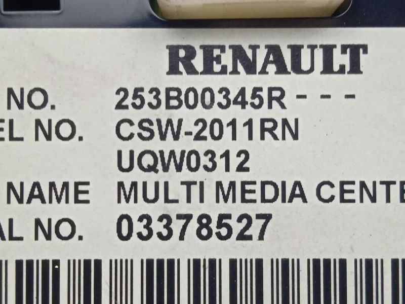 Recambio de mando multifuncion para renault megane iii berlina 5 p 1.5 dci diesel referencia OEM IAM 253B00345R  