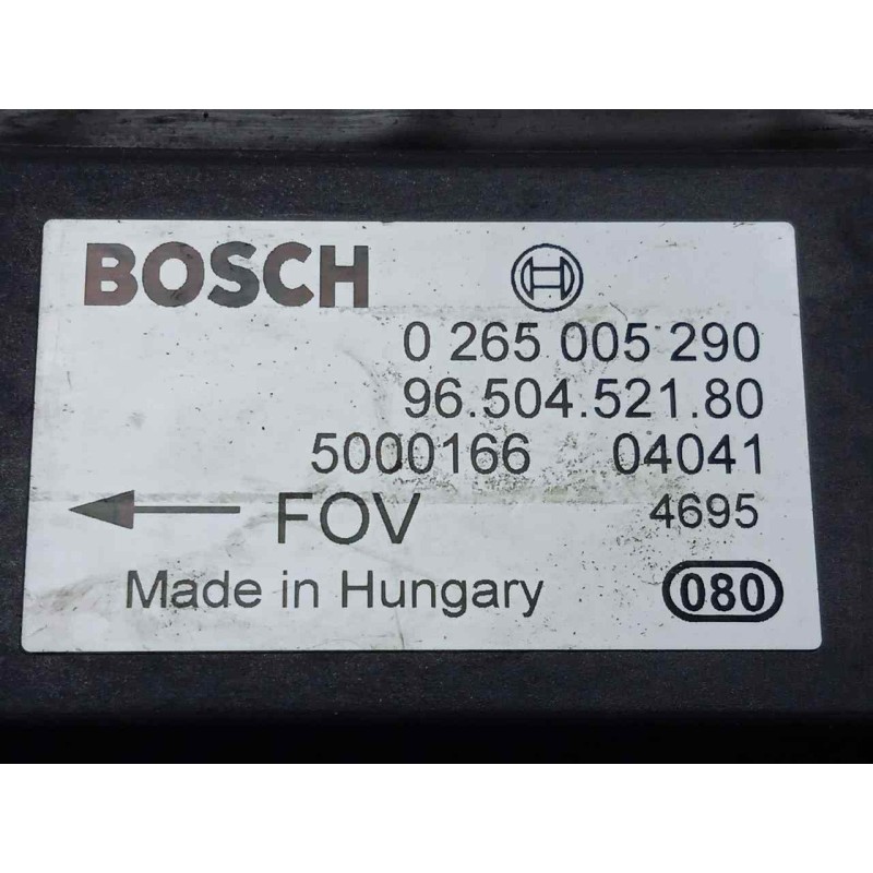 Recambio de centralita esp para peugeot 807 2.2 hdi fap cat (4hw) referencia OEM IAM 0265005290-9650452180  