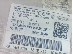 Recambio de airbag cortina delantero derecho para audi a3 sedán(8vs) 2.0 16v tdi referencia OEM IAM 8V5880742C-34118444D-150914  2