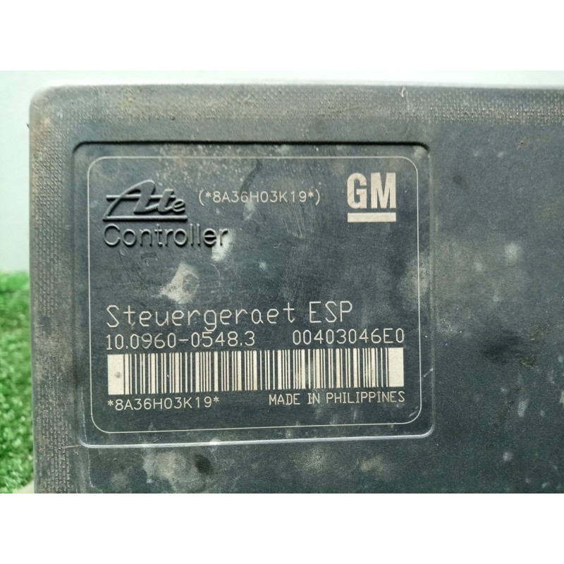 Recambio de abs para opel astra gtc 1.9 cdti referencia OEM IAM 10096005483-13213610 ATE 