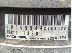 Recambio de alternador para alfa romeo stelvio (630) 2.2 jtdm cat referencia OEM IAM 50559544-1042111380 180AH - 12V - DENSO POL 2