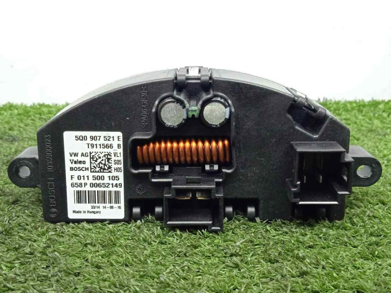 Recambio de resistencia calefaccion para audi a3 sedán(8vs) 2.0 16v tdi referencia OEM IAM 5Q0907521E-T911566B-F011500105  