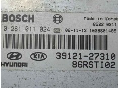 Recambio de centralita motor uce para kia carens 2.0 turbodiesel cat referencia OEM IAM 0281011024-3912127310-EDC15C7 EDC15C7 BO 2
