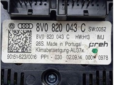 Recambio de mando climatizador para audi a3 sedán(8vs) 2.0 16v tdi referencia OEM IAM 8V0820043C   2