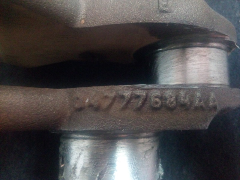 Recambio de cigueñal para chrysler pt cruiser (pt) 1.6 16v cat referencia OEM IAM 04777684AA-0348468-A080904  