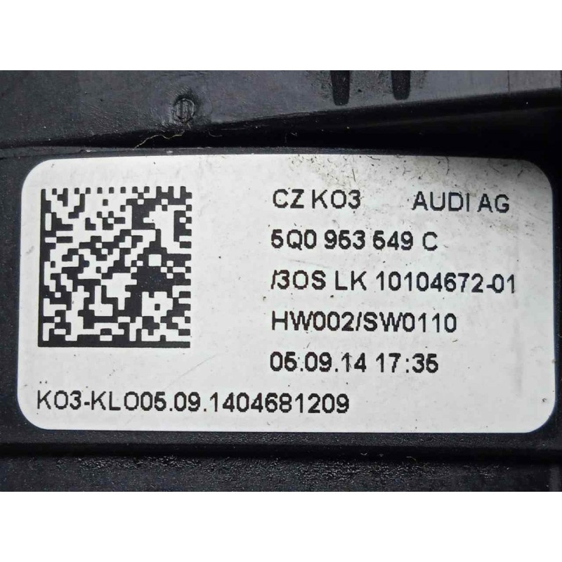 Recambio de anillo airbag para audi a3 sedán(8vs) 2.0 16v tdi referencia OEM IAM 5Q0953549C  