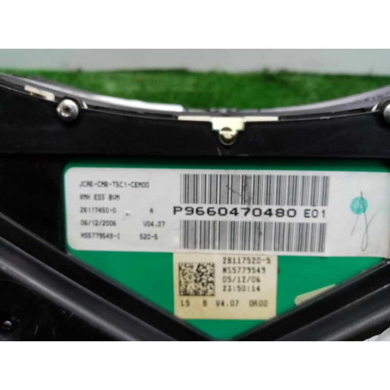 Recambio de cuadro instrumentos para peugeot 307 break/sw (s2) 1.6 16v cat referencia OEM IAM 9660470480  