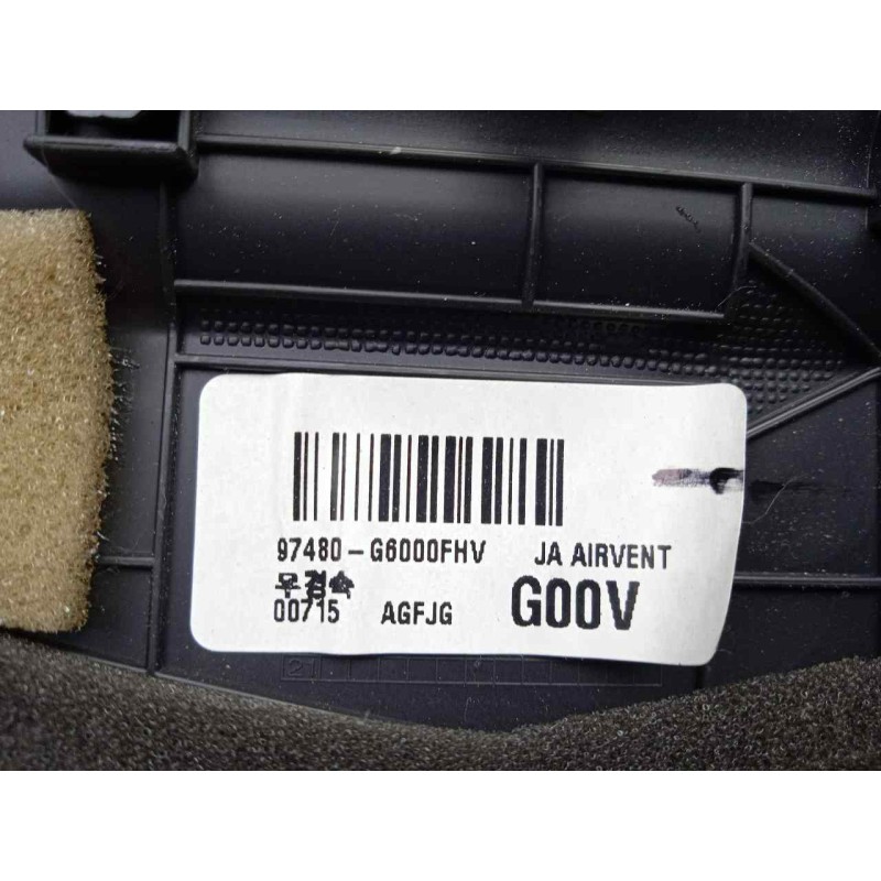 Recambio de rejilla aireadora para kia picanto (ja) 1.0 cat referencia OEM IAM 97480G6000FHV  