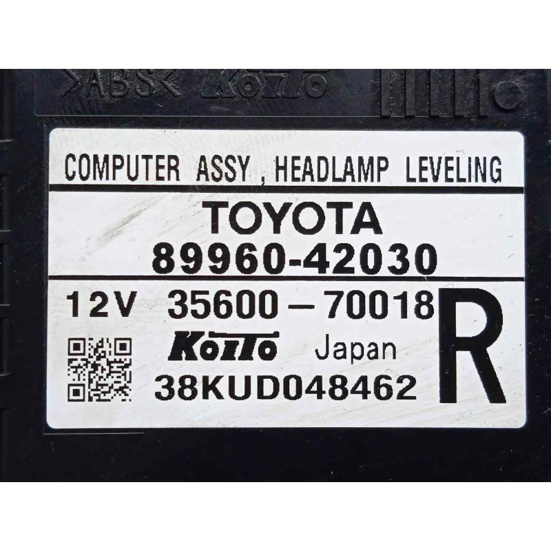 Recambio de modulo electronico para toyota rav 4 2.2 d-4d cat referencia OEM IAM 8996042030-3560070018  