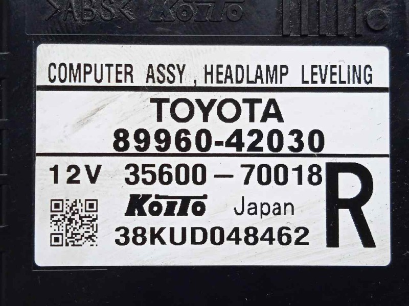 Recambio de modulo electronico para toyota rav 4 2.2 d-4d cat referencia OEM IAM 8996042030-3560070018  