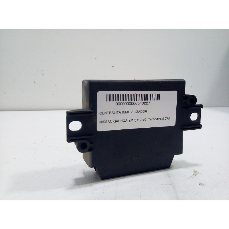 Recambio de centralita inmovilizador para nissan qashqai (j10) 2.0 dci turbodiesel cat referencia OEM IAM 28448JD00A  