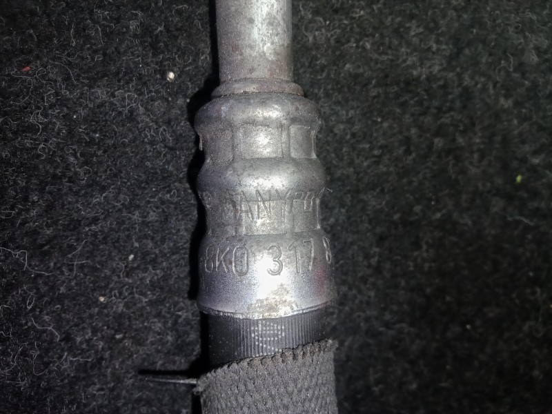 Recambio de tubos aire acondicionado para audi a5 coupe (8t) 2.7 v6 24v tdi referencia OEM IAM 8K0317825AA  