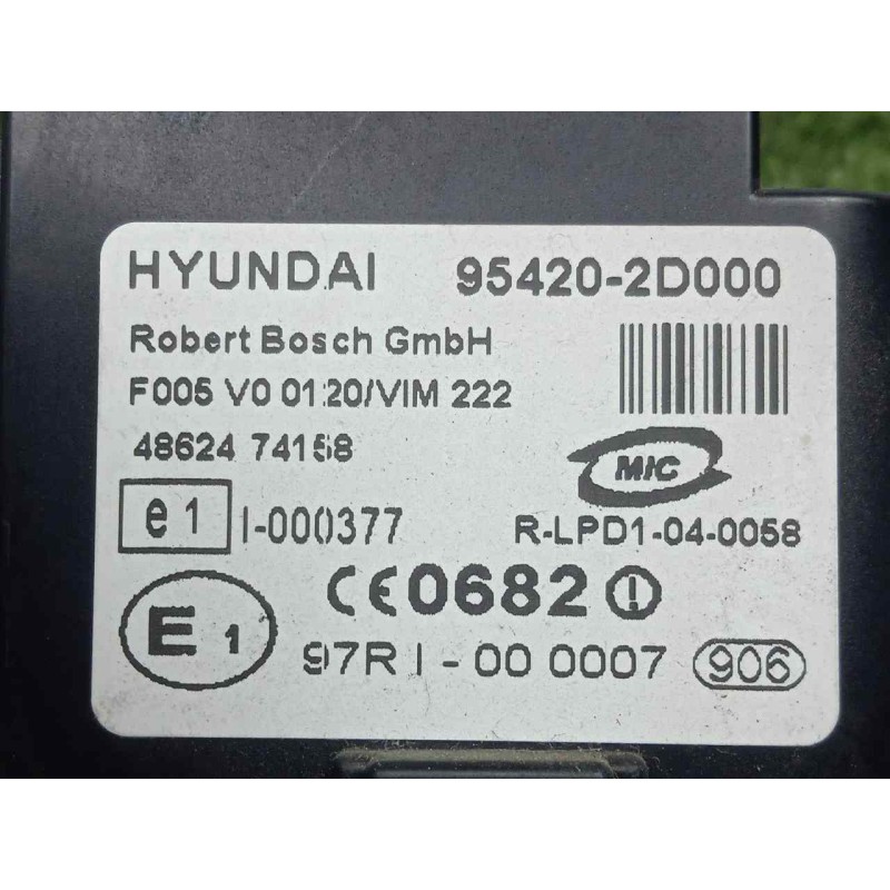 Recambio de conmutador de arranque para kia cerato 2.0 turbodiesel cat referencia OEM IAM 954202D000-4862474158  