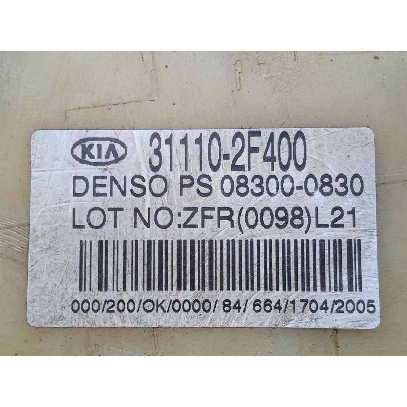 Recambio de aforador para kia cerato 2.0 turbodiesel cat referencia OEM IAM 311102F400 5.PINES 