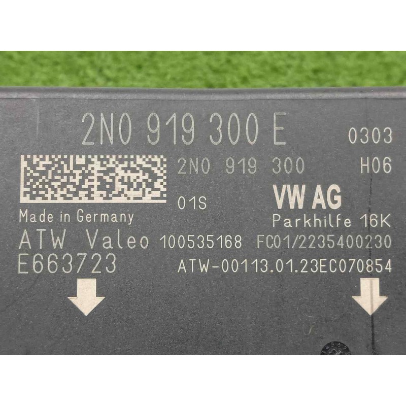 Recambio de modulo electronico para man tge kasten (uy) 2.0 tdi referencia OEM IAM 2N0919300E MODULO ASISTENTE PARKING 