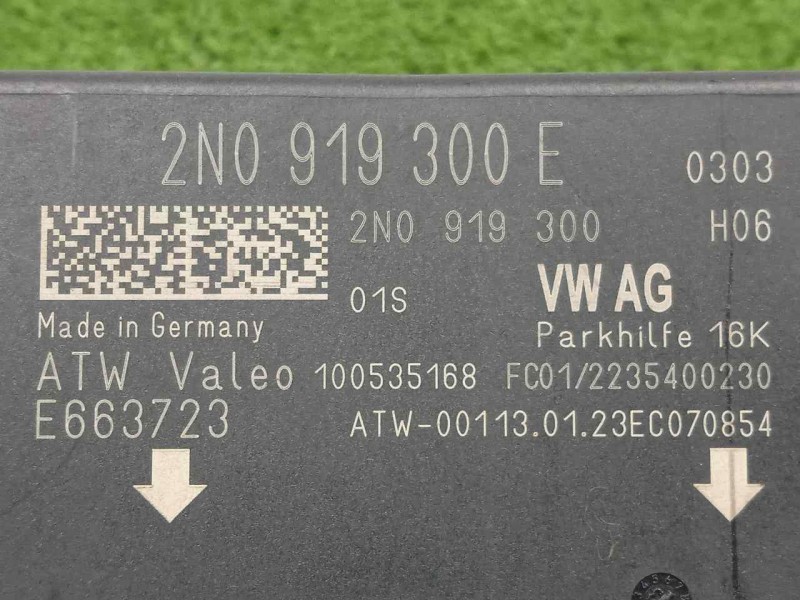 Recambio de modulo electronico para man tge kasten (uy) 2.0 tdi referencia OEM IAM 2N0919300E MODULO ASISTENTE PARKING 