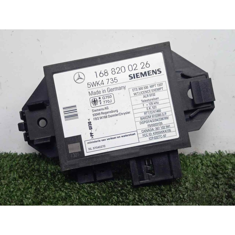 Recambio de modulo electronico para mercedes-benz clase a (w168) 1.6 cat referencia OEM IAM 5WK4735-1688200226  