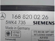 Recambio de modulo electronico para mercedes-benz clase a (w168) 1.6 cat referencia OEM IAM 5WK4735-1688200226   2