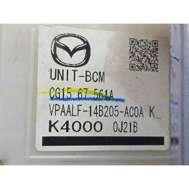 Recambio de modulo confort para mazda 5 (cw) 1.6 cd diesel cat referencia OEM IAM CG1567561A  