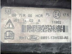 Recambio de faro izquierdo para ford focus lim. (cb4) 1.6 tdci cat referencia OEM IAM 8M5113W030AE 08-11 FONDO.CROMADO 2