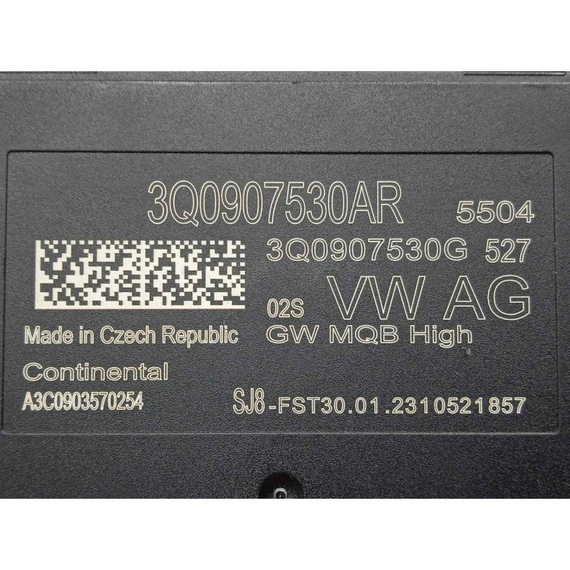 Recambio de modulo electronico para man tge kasten (uy) 2.0 tdi referencia OEM IAM 3Q0907530AR-3Q0907530G-A3C0903570254  
