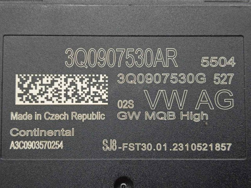 Recambio de modulo electronico para man tge kasten (uy) 2.0 tdi referencia OEM IAM 3Q0907530AR-3Q0907530G-A3C0903570254  