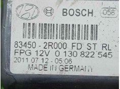 Recambio de motor elevalunas trasero derecho para hyundai i30cw 1.6 crdi cat referencia OEM IAM 0130822545-834502R000 2.PINES  2
