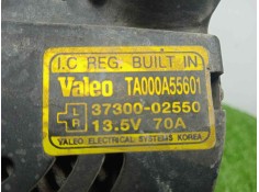 Recambio de alternador para hyundai atos prime (mx) 1.0 cat referencia OEM IAM TA000A55601-3730002550 70AH - VALEO POLEA.FIJA -  2