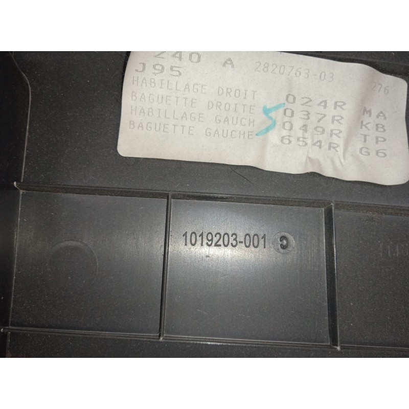 Recambio de guantera para renault scenic iii grand dynamique referencia OEM IAM 1019203001  