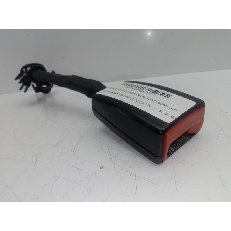 Recambio de enganche cinturon delantero derecho para volkswagen touran (1t1) 2.0 tdi referencia OEM IAM 1T2857756C  