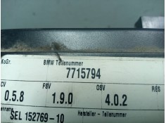 Recambio de modulo electronico para bmw r 1200 rt/st referencia OEM IAM 7715794 K26 UNIDAD CONTROL PRESION DE NEUMATICOS 2